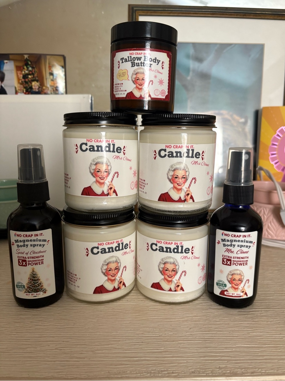 No Crap In It™ Holiday Bundle Mrs. Claus